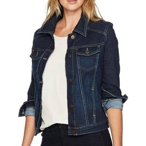 Lee Riders Womens Stretch Denim Jacket Indigo Blue Size SP